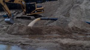 Добыча песка погружным насосом Dragflow/Pump Dragflow for sand