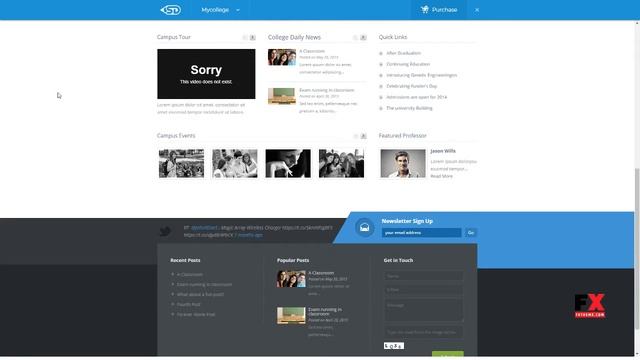 My College - Premium Education WordPress Theme смотреть онлайн