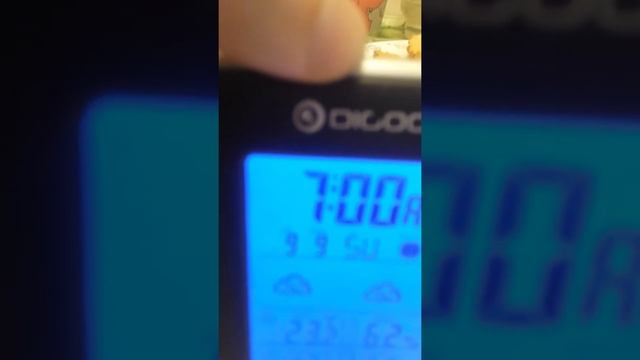 Как включить или отключить будильник на погодной станции DIGOO DG-TH1981 смотреть онлайн