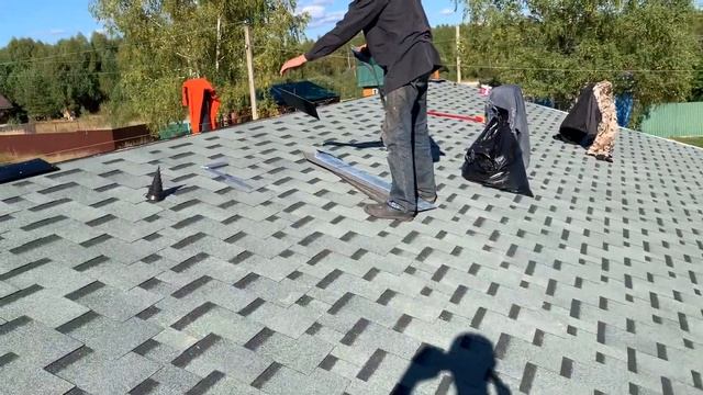 Строительство дома с витражным остеклением: Часть-6 смотреть онлайн