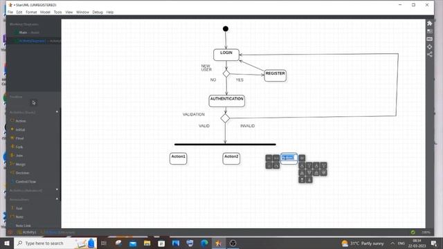 Activity diagram for online examination system in uml | Software engineering смотреть онлайн