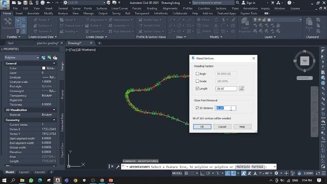 reduce vertex of polyline смотреть онлайн