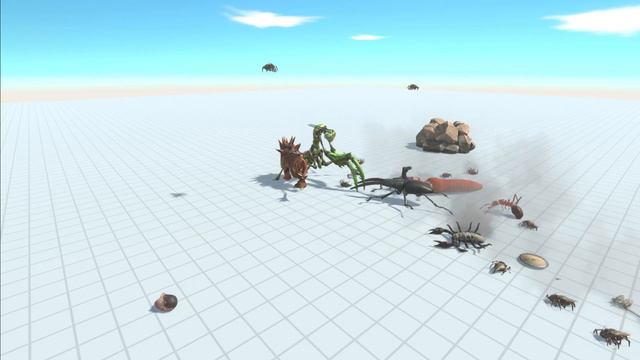 INFERNALS Team Vs GIANT INVERTEBRATES Team - Animal Revolt Battle Simulator