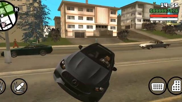 Угнал Mercedes в GTA SAN ANDREAS Моды смотреть онлайн