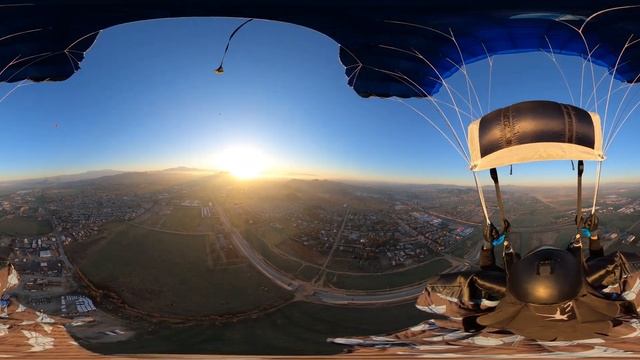 Roller Coaster like Wingsuit Skydive | Immersive 360 VR смотреть онлайн