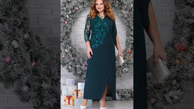 #наряднаяодежда #большойразмер #NINELE5801 Шифоновое нарядное платье. Новый год 2021 #Shorts смотреть онлайн