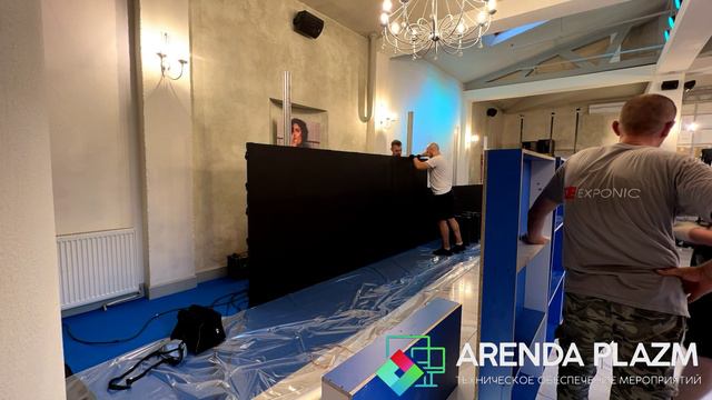 Техническое обеспечение мероприятия от компании ArendaPlazm с премиальным экраном Unilumin UpadIV2.6