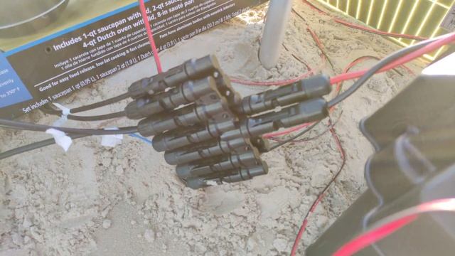 Solar Generator With Mini Wind Turbine Setup - Beach Camping!