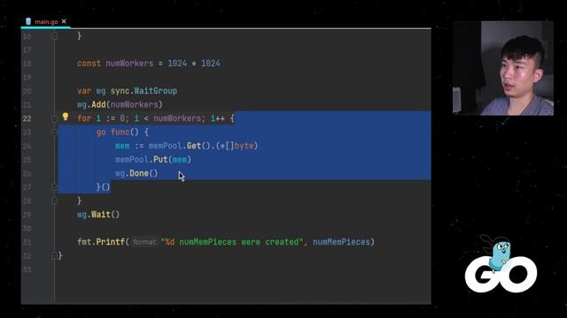 Golang Concurrency - Resource Pool смотреть онлайн