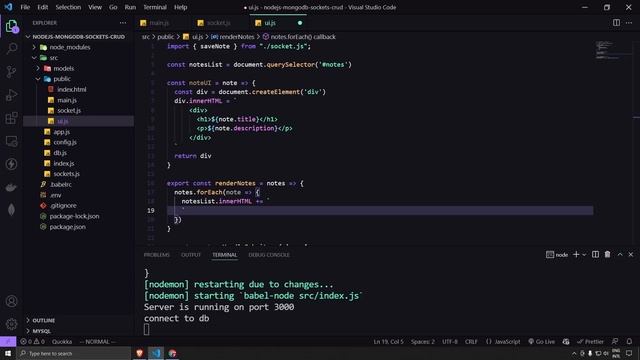Socket.io Nodejs Mongodb CRUD | Aplicación en tiempo real con websockets смотреть онлайн
