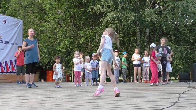 Мастер класс по брейк дансу со студией танца "М-Dance" ЦПКиО Долгопрудный 17 июня 2018 года.1 смотреть онлайн