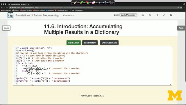 Dictionary Accumulation - Python Functions, Files, and Dictionaries смотреть онлайн