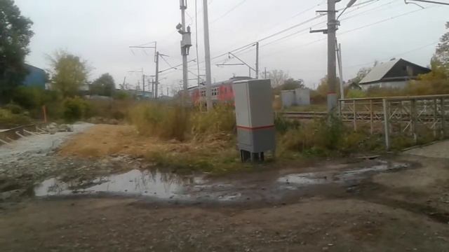 Электропоезд ЭД9МК-0100 с сообщением Тихоокеанская-Владивосток смотреть онлайн