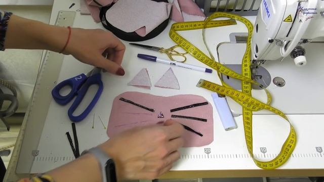 Маска для сна своими руками - Котик-муркотик смотреть онлайн