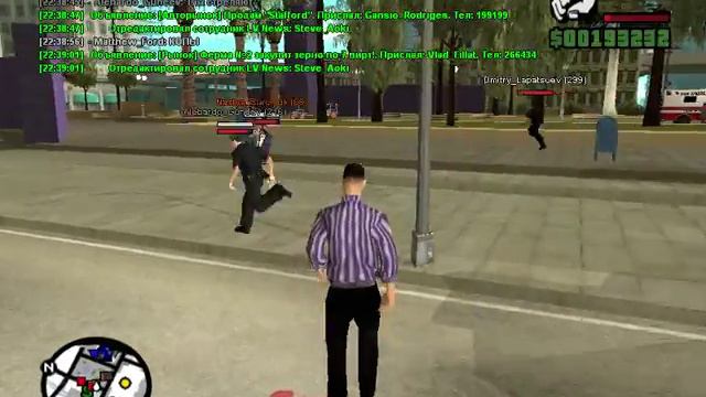 ДМ полиции в зелёной зоне, samp-rp смотреть онлайн