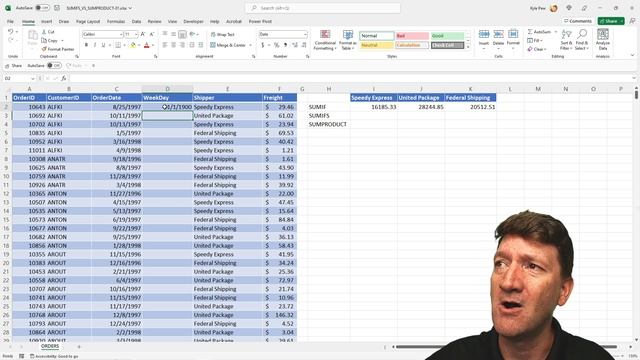 Excel SUM with Conditions смотреть онлайн