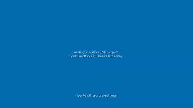 Fake Windows Update Screen - Windows 10 смотреть онлайн