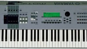 Yamaha Motif 6 synthesizer, Ambient Kailua Moon song to relax and meditate by