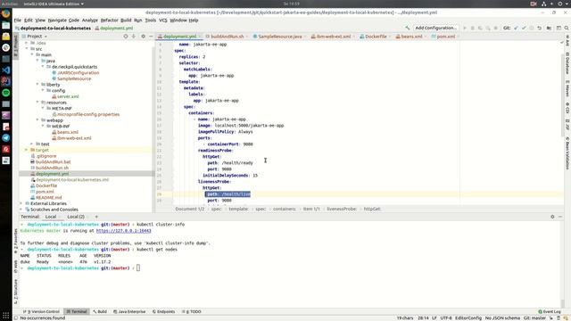 Deploy a Jakarta EE application to a local Kubernetes Cluster смотреть онлайн