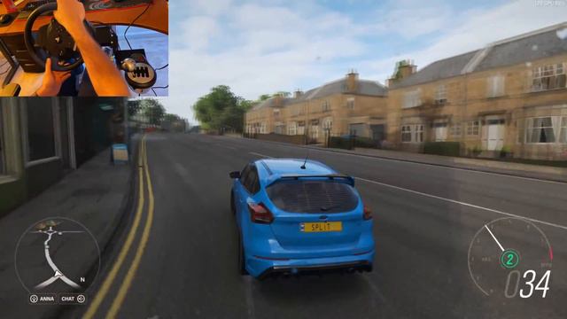 Forza Horizon 4 Focus RS Game Play (Steering Wheel + Shifter) Thrustmaster T150 смотреть онлайн