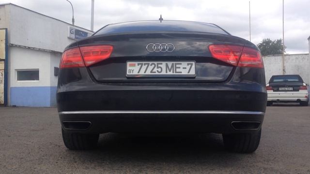 Audi A8 установлены резонаторы MG-race смотреть онлайн