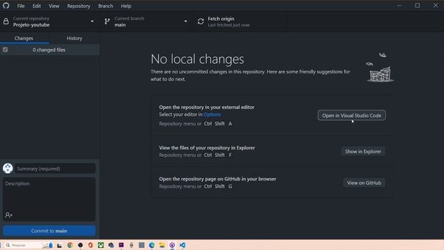 Aprenda usar o GitHub Desktop смотреть онлайн