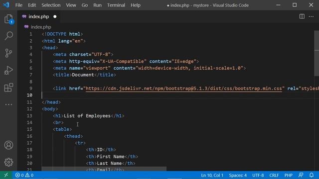 Fill HTML Table From MySQL Database Using PHP | Display MySQL Data in HTML Table смотреть онлайн