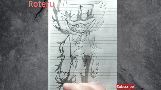 How easy to draw Huggy Wuggy Как нарисовать Хаги Ваги, монстра из кошмаров смотреть онлайн