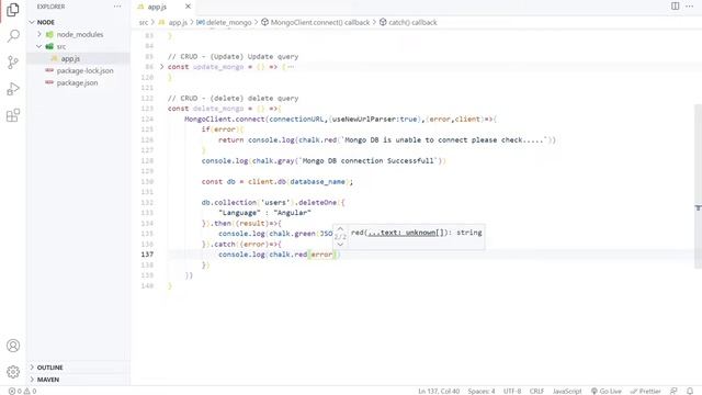 Mongo DB Application - node.js - 04 смотреть онлайн