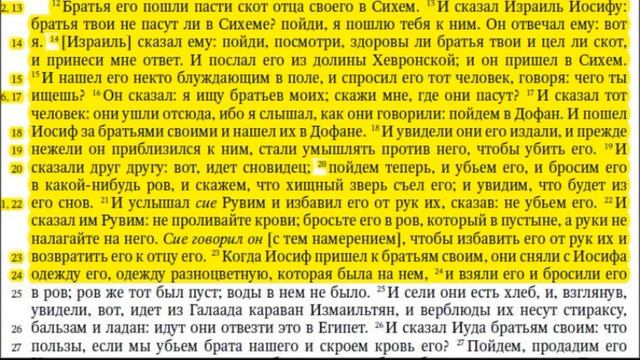 Урок 13. Иосиф продан в Египет смотреть онлайн