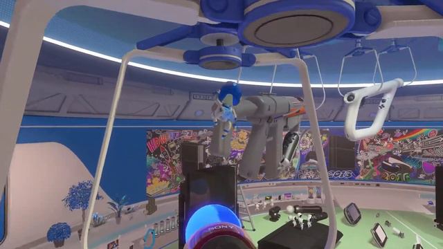 ASTRO's PLAYROOM In PlayStation Labo An Der Spitze Des Ziel-Controllers Gestanden Trophäe