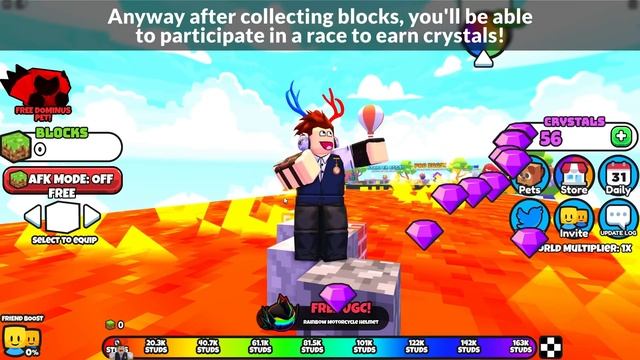 [LIMITED EVENT] How to get the RAINBOW MOTORCYCLE HELMET in BLOCK RACE | Roblox смотреть онлайн