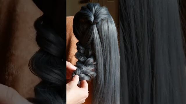 Прическа на длинные волосы #прически #hairstyle #coiffure смотреть онлайн