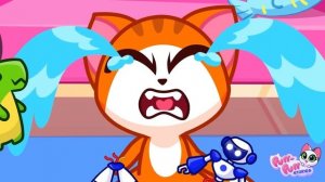 Black VS Pink Secret Room Under The Bed || Where is My Color? || Purr-Purr Stories