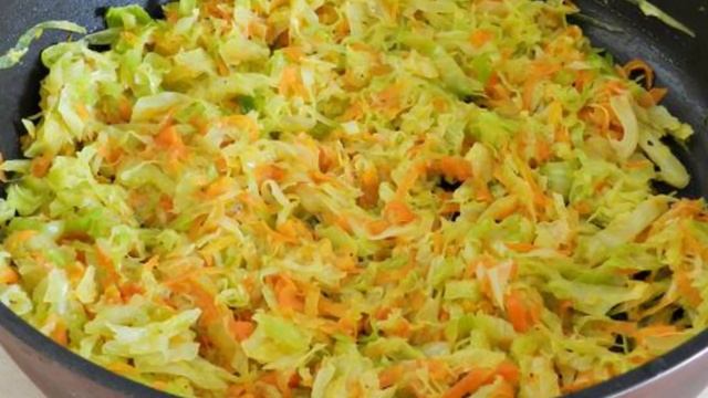 Запеканка из молодой капусты в яично-молочной заливке. смотреть онлайн