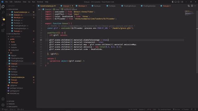 Floating portals with React Three Fiber and Three.js [ Tutorial part 2 ] смотреть онлайн