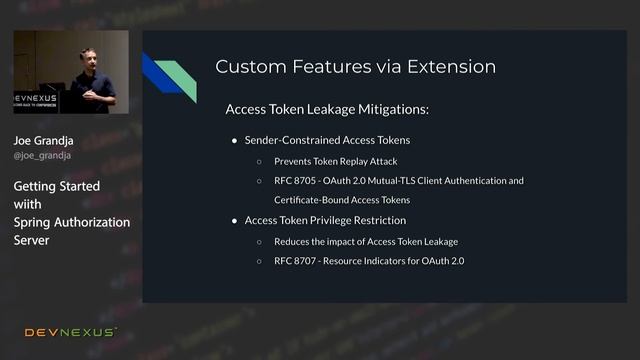 Devnexus 2022 - Getting Started with Spring Authorization Server - Joe Grandja смотреть онлайн