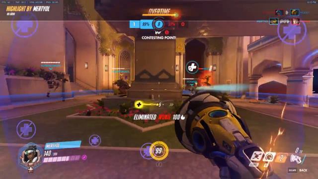 Overwatch Highlights - Jumping Zarya's punishment смотреть онлайн