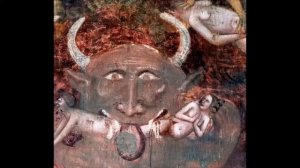 Фреска антихриста 14 век, Италия