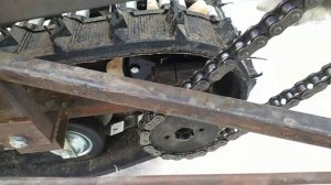 Снегоход своими руками. Испытания с двигателем от скутера!