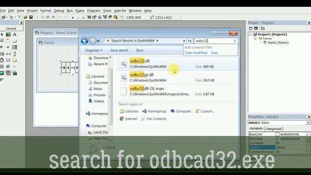 MISSING DRIVERS FIX ODBC 32 | ORACLE | VISUAL BASIC 6.0 смотреть онлайн
