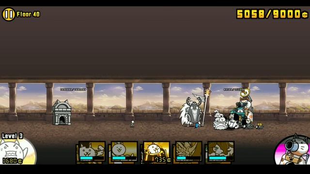 Heavenly Tower Floor 40 (Mystic Mask Yulala) - The Battle Cats смотреть онлайн