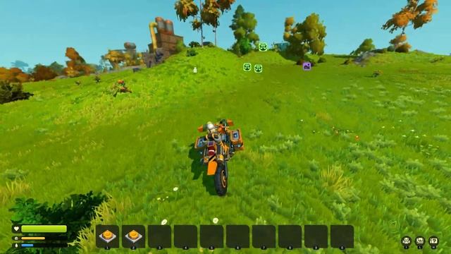 Scrap Mechanic FREESTYLE Dirt Bike build with fant mod part смотреть онлайн