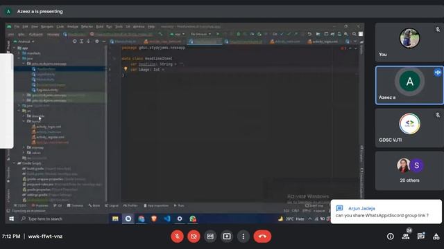 Android Study Jam 3 - Display a scrollable list using RecyclerView & Basics of View and Data Bindin смотреть онлайн