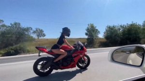 по пути к морю🥰 #мотоТаня #motoTanya девушка на мотоцикле