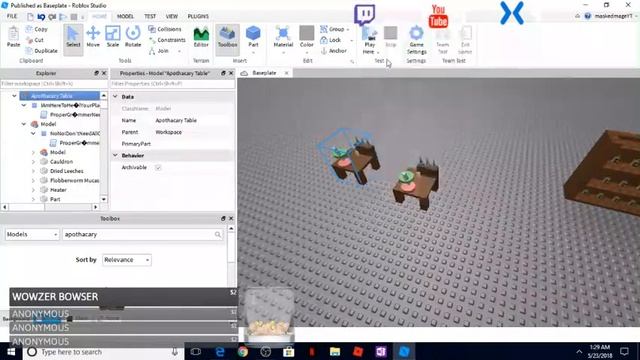Roblox Studio Clearing Free models of viruses смотреть онлайн