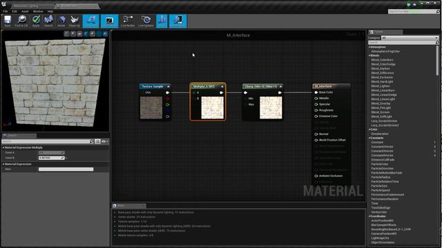 Материалы Unreal Engine 4 - Интерфейс редактора смотреть онлайн