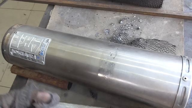 ЭКСПЕРИМЕНТ! Тихий выхлоп на МОТО своими руками!!!