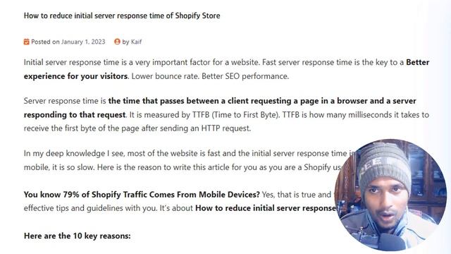 How to reduce initial server response time of Shopify Store ✅ Shopify SEO смотреть онлайн