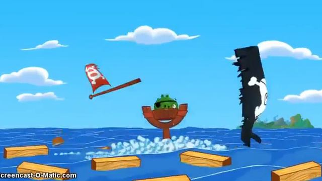 Angry birds Go! Jenga Pirate Pig Attack Commercial смотреть онлайн
